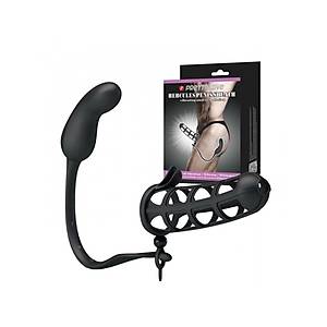 USB Sarjl� Penise Ge�me K�l�fli Titre�imli Anal Plug