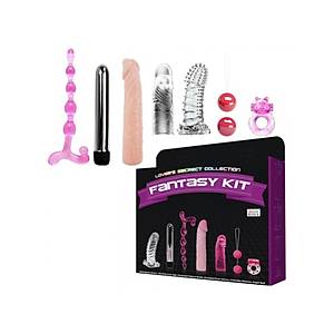 7'li Muhte�em Vibrat�rl� Anal-Vajinal Fantazi Seti