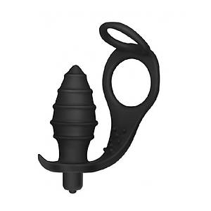 Penis Halkal� Anal Penetrat�r Plug Titre�imli Masturbat�r