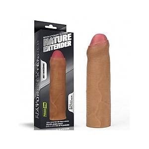 S�nnetsiz Melez Penis K�l�f� Naturel 4.5cm Uzatmal�