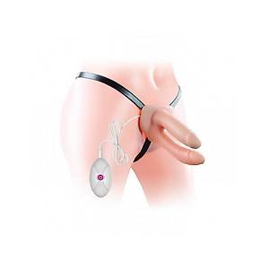 Titre�imli ��i Bo� �atal Strapon Vibrat�r Takma