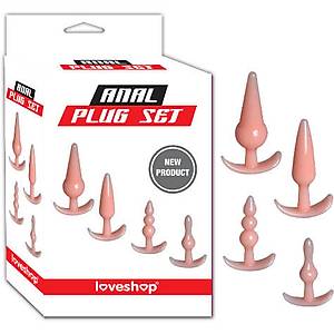 Anal Silikon Plug Ce�itleri 4adet