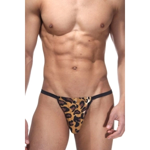 Leopar Desenli Arkas� Bo� Erkek String