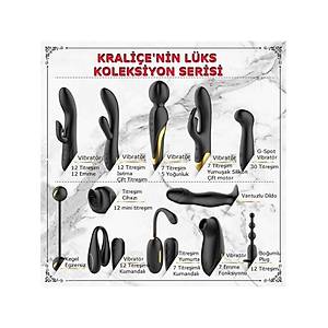 On Sekiz K Alt�n Kaplamal� 12 Par�al� L�x Vibrat�r Seti