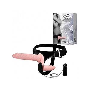 Double Belden Ba�lamal� �ift Giri�li Yumu�ak Titre�imli �iftli Penis