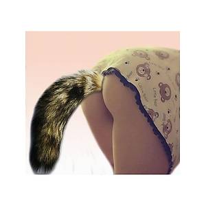 Tilki Kuyruklu OrtaBoy Demir Anal Plug