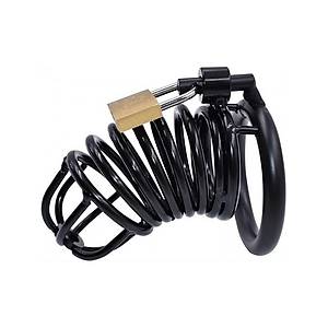 Zenci Kitlenebilir Metal Penis Cage