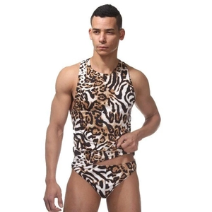 Leopar Desenli Bay Erotik Kıyafet
