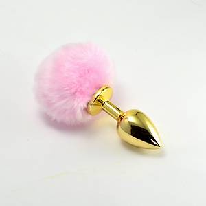 Gold Pembe Kuyruklu Anal Plug