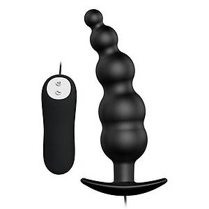 Anal Bo�umlu 12Mod Kumandal� Titre�imli Plug