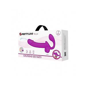 Su F��k�rtmal� �ift Tarafl� G-Spot Strapless Vibrat�r