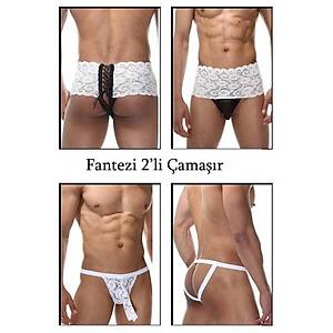 Partner Dekolteli �iftli Erkek Kulot