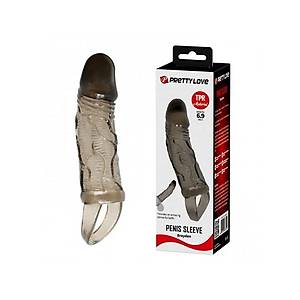 Dolgulu Penis K�l�f� �effaf Zenci Renk