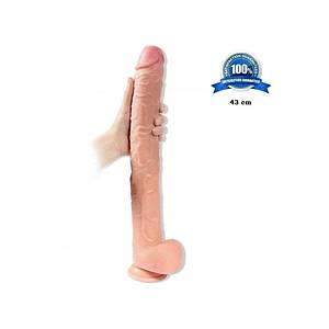 Realistik Penis Ger�ek�i Damarl� 43cm Dev Dildo