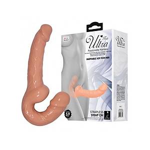 �ift Tarafl� Lezbiyen Dildo S�per Ger�ek�i Strapless