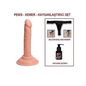 13cm Kemerli ve Testissiz Mini Anal Strapon