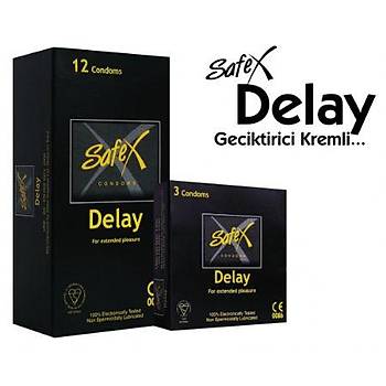 Safex Delay Kremli 12`Li Prezervatif