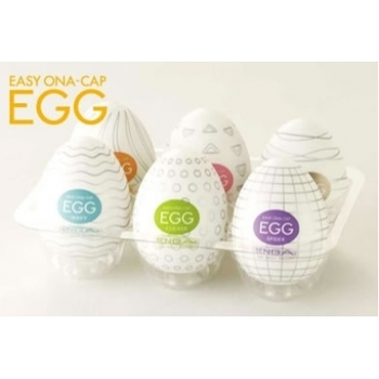 Tenga Egg 6 l Paket (wavy-clcker-spder-twster-stepper-slky)