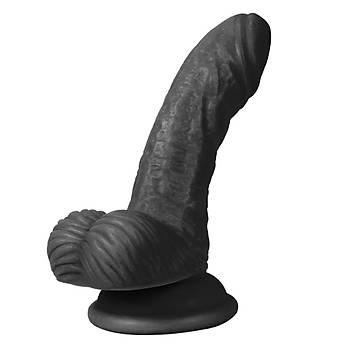 Vantuzlu Realistik Black Penis 13cm