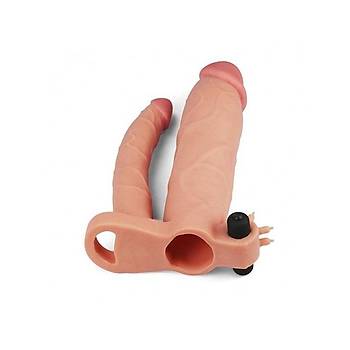 i Bo Titreimli 21cm atal Dildo 7,5cm Dolgulu Penis Klf