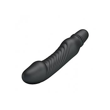 Titreim zellikli Silikonlu Vibratr Siyah 13.5cm