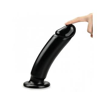 Anal Kalin Dildo 22,5cm Zenci Yumuak