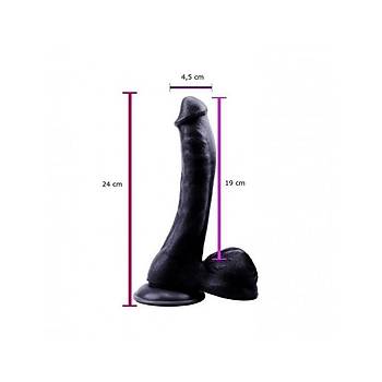 Realistik Vantuzlu Zenci 24cm Strapon Penis