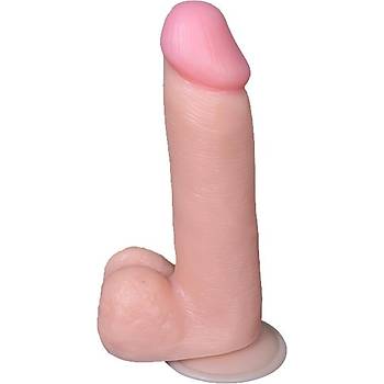 Kalite Dokulu Sper Realistik Penis 20 CM