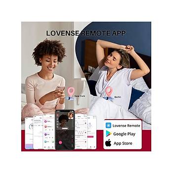 Telefon ve Bluetooth Kontroll Gizli Ruj Vibratr Lovense