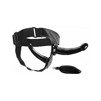 Titreimli Strap-On ift Kullanml Dildo Penis