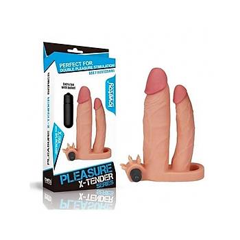 Uzatmal i Bo Titreimli 18cm atal Dildo Penis Klf