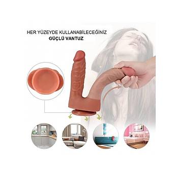 ift Girili Vantuzlu Realistik atal Dildo Penis