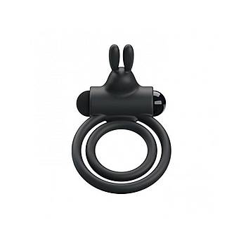 Silikon Titreimli iftli Penis Ringi