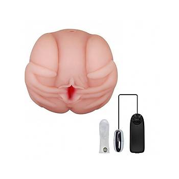 Lifelike 2 levli Suni Vajina ve Anal Ttitreimli Masturbatr