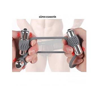 3L Titreimli Penis Silikon Halka