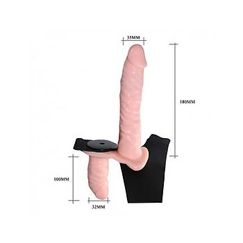 Double Belden Balamal ift Girili Yumuak Titreimli iftli Penis