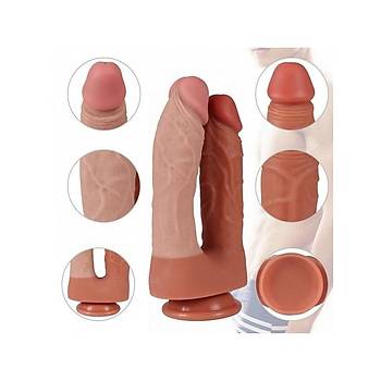 ki Cinsel Girili Kemerli Vantuzlu Realistik atal iftli Dildo