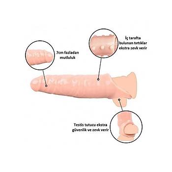 27 Santim Boyunda Realistik 7cm Uzatmal Dev Penis Klf