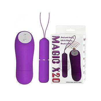 Yirmi Fonksiyonlu Uzaktan Kumandal G-Spot Vibratr