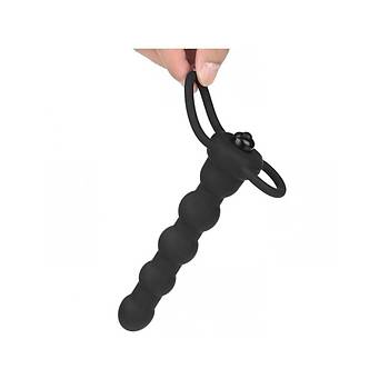 Takma iftli Giri in Anal Titresimli Dildo