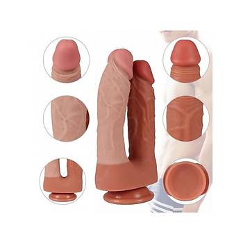 ift Girili Vantuzlu Realistik atal Dildo Penis