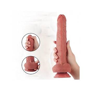 Yeni Nesil Byk Boy 29cm Realistik Takma Dildo