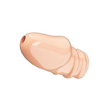 Kalınlaştırıcı Ten Rengi Penis Uzatma Kılıfı