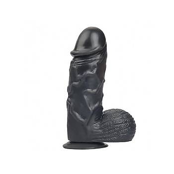 Vantuzlu Zenci Penis Kemerli Kalın Büyük Dildo