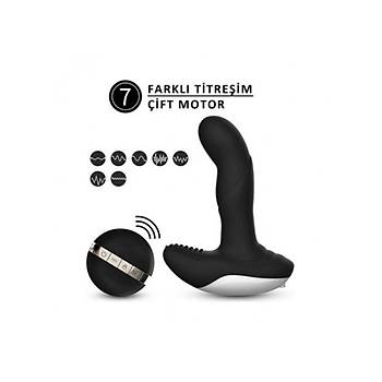 Şarjlı Kumandalı Gıdıklama Modlu Isıtmalı Vajinal Anal Plug