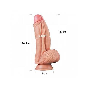 Yeni Nesil Extra Yumuak Belden Balamal 24,5cm Penis