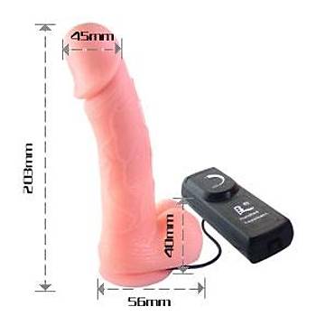 Dildos Vibrasyonlu Vantuzlu Et Vibratr