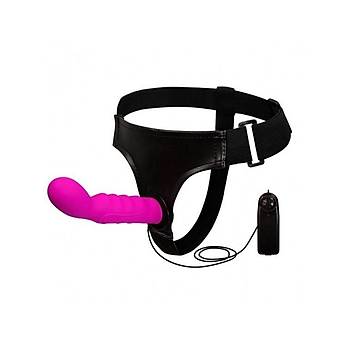 Titreimli Strapon 15,5cm Kemerli Vibratr
