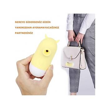 USB arjl 5 Emme ve Dil Uyarm Fonksiyonlu Emmeli Vibratr