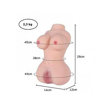 Yarm Cinsel Kadn Vcut Mastrbatr 2300gr